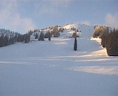 View from our truly ski-in and ski-out apartment