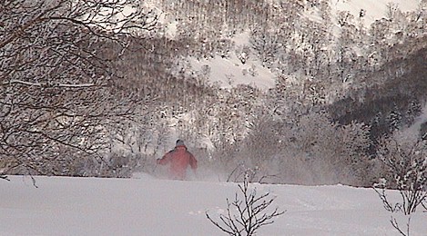 Dropping into another valley