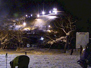 Night skiing & boarding