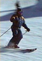 Tommy on piste