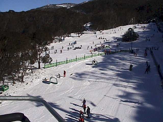 Friday Flat school groups were oblivious to what was happening on top of the mountain