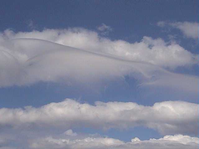 Unusual cloud formations over Thredbo at midday