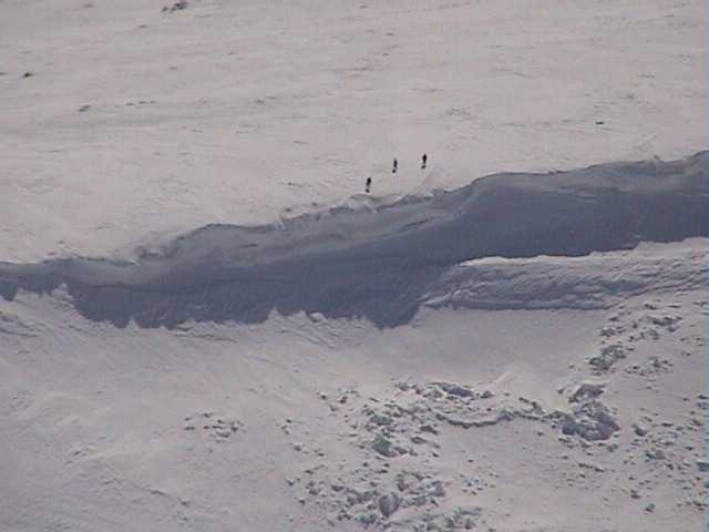 3 (boarders I suspect) above the Kozi Cornice