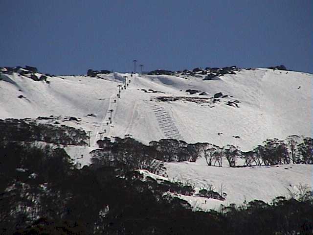 The Bump run built beside Sponars T-bar (Monday)