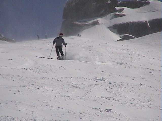 Cassie below Karels on Sunday morning