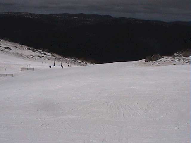 The Basin shaded by heavy clouds