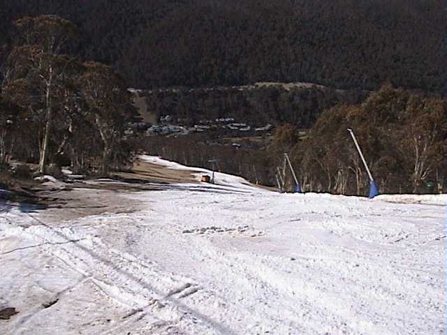 The Supertrail - looking down the slope from Bunny Walk station