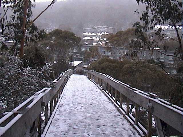 The way home - end of the day - after last lifts