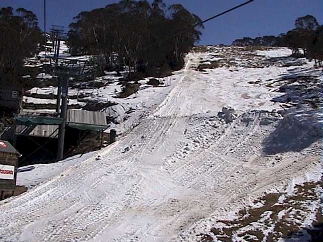 Work has begun on getting a track into Mid Station on Kosciuszko Express