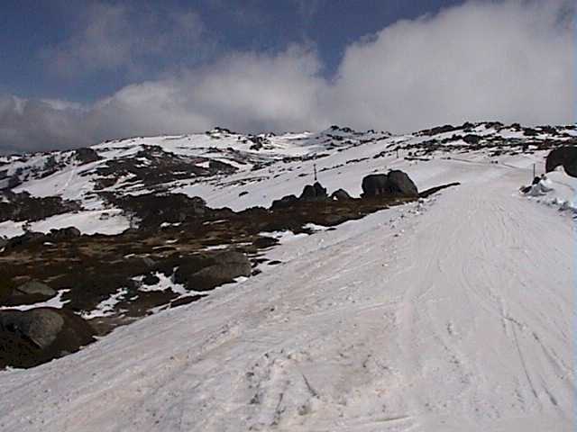 From the top of Wiamea looking back toward Central Spur and the Basin in the distance