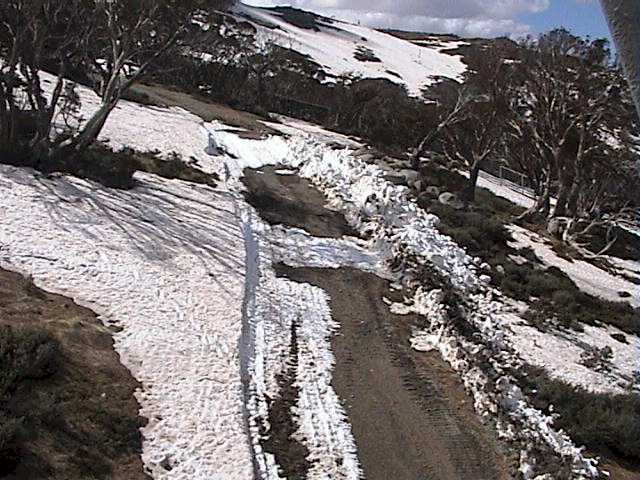 Work has begun to expose the road to the top of the mountain