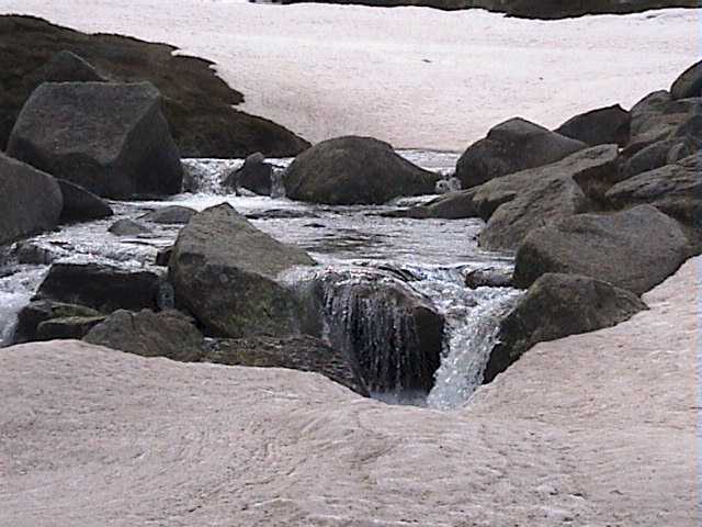 The streams are opening up all over the alps