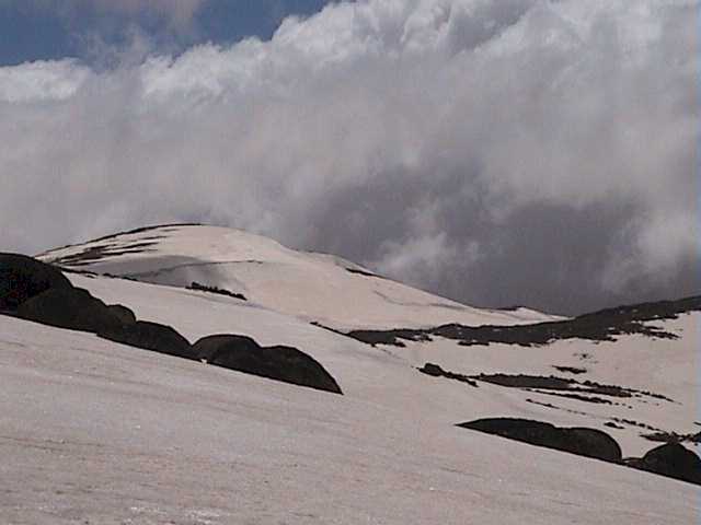 Clouds building up behind Mt Kosciuszko