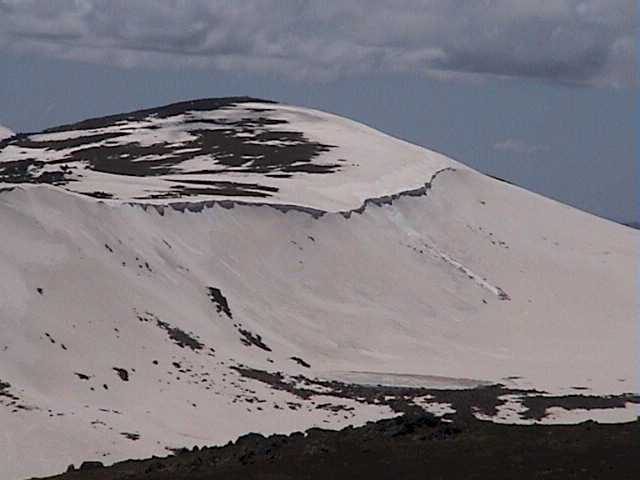 A huge chunk of the Kosi cornice broke away during the last 48hours