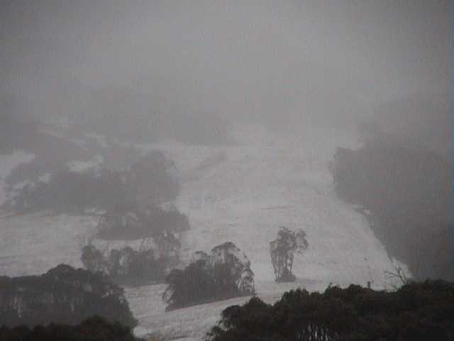 Middle Supertrail in the middle of the snow storm