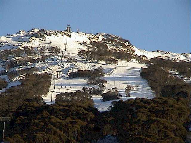 Crackenback - Sunday morning - clear sky and no wind