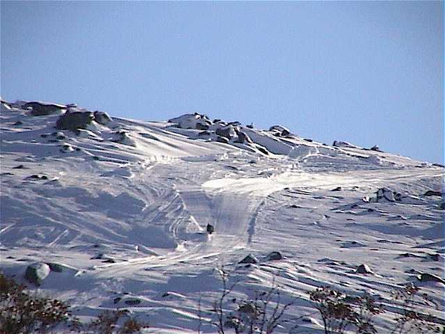 Conrod Straight groomed. Access from The Basin is open