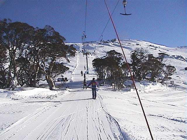 Sponars T-bar open for the first time this season