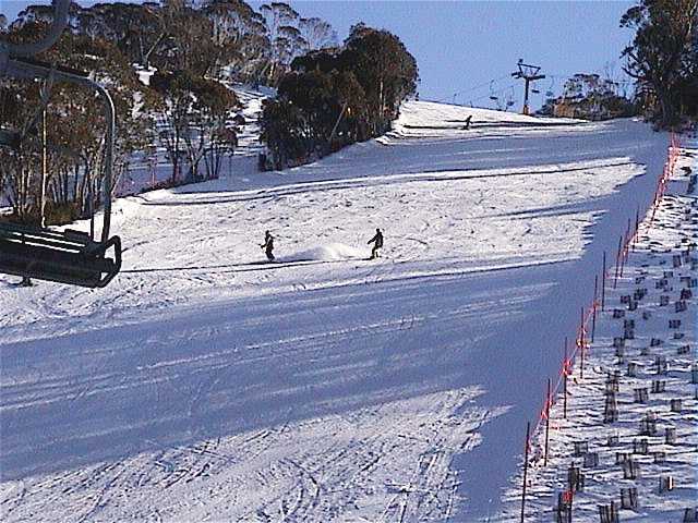 Mid Supertrail with lots of man made snow