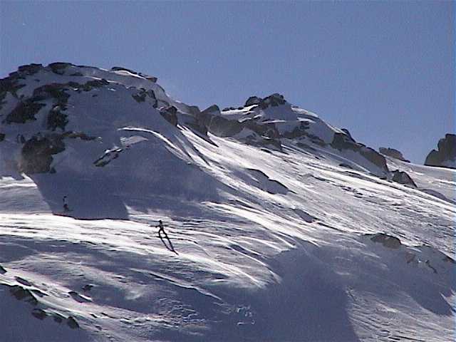 Travellers on the main range on Saturday