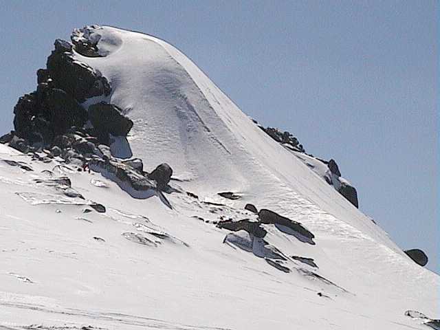 Untracked outcrop after Warwick spotted it en route to Dead Horse Gap