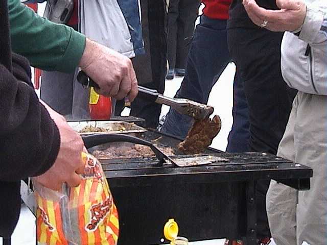 What we really came for  great BBQ sangas and beer