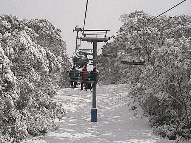 First ride up Kosciuszko Express on Sunday