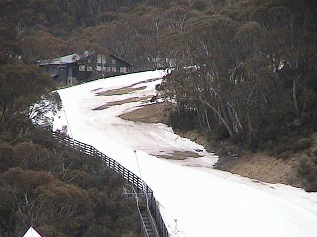 Bottom on Supertrail this morning