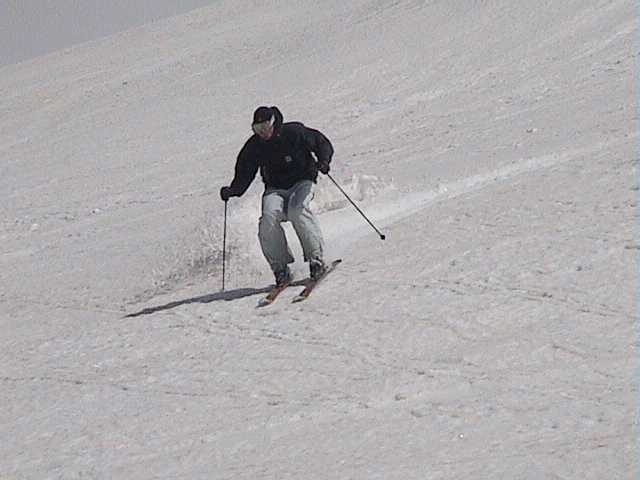 There were other people out enjoying the untracked