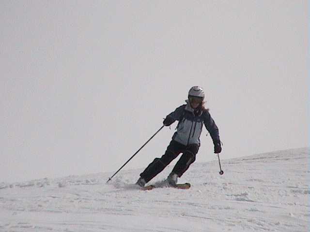 Linda dropping into the Basin