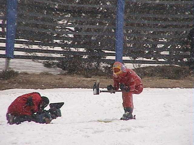 Michael Milton promo shots  and yes its snowing