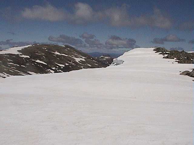 Looking south along the top of the cornice