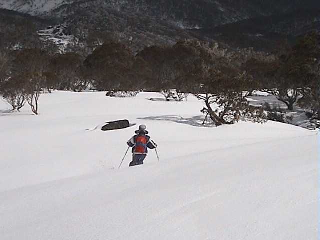 Marion heading towards Dead Horse Gap  Saturday afternoon