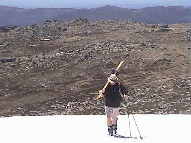 The steep hike up from the walking track below