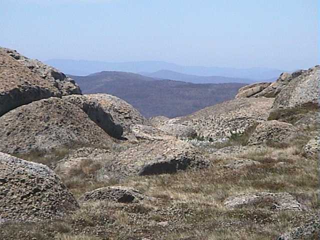 Looking south from the main range behind Karel's T-bar