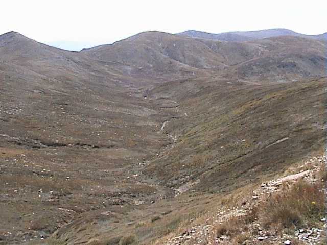 The upper Snowy River near where Rawson's Hut once stood