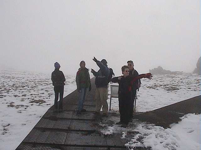 Kosciuszko Lookout. Its that way, no that way?