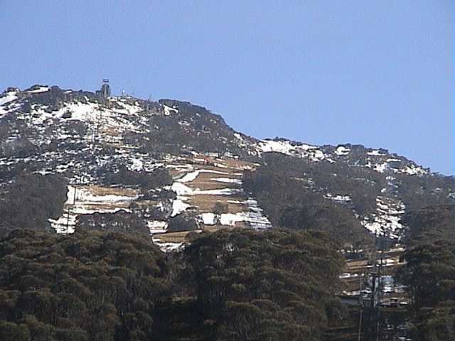 Upper Crackenback snowline receding after a week