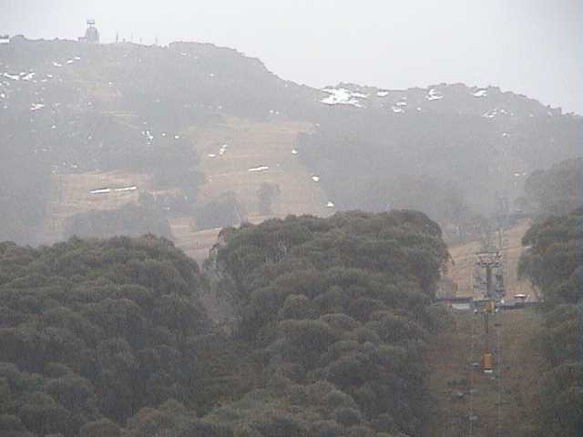 Whats left of the remaining snowdrifts on Crackenback