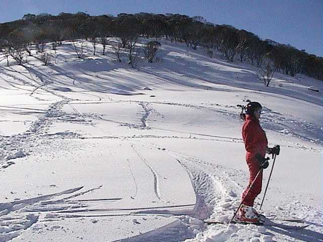 Mary, on the deep base, having completed her first ever DHG run