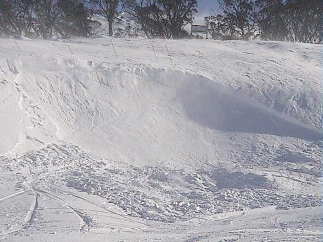 The slide near Antons T-bar