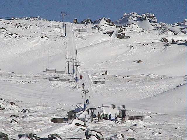 Karels T-bar finally opened for season 2004 on Saturday