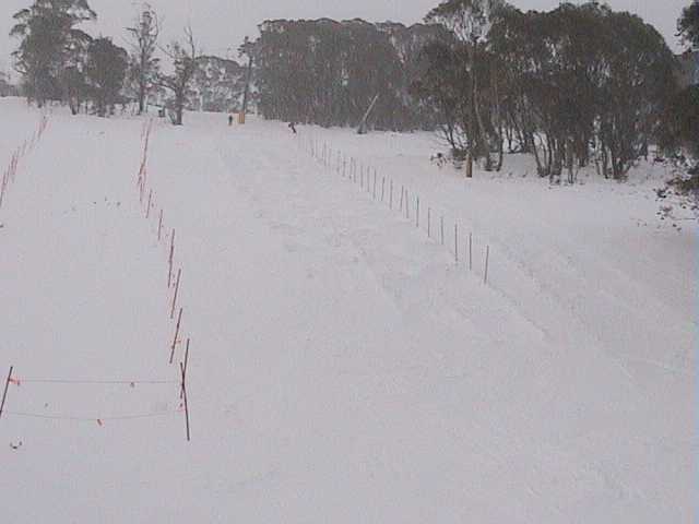 Bump run below Bunny Walk being built for races