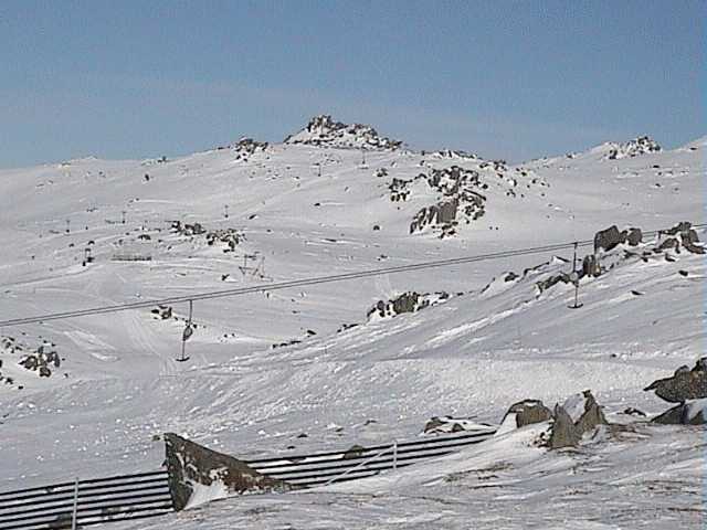 Looking from the top of Sponars T-bar across to Karels T-bar