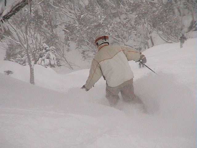 Joe below the Bluff on Wednesday morning