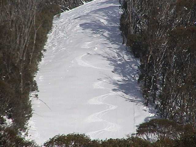 First tracks on a groomed Funnel Web exit