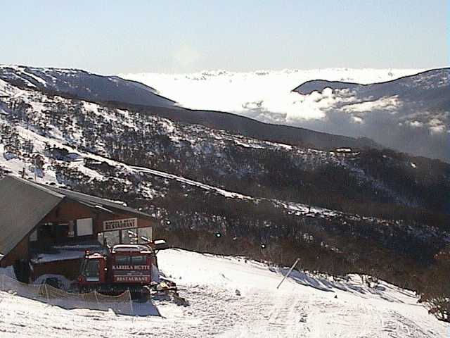 Fog over Lake Jindabyne