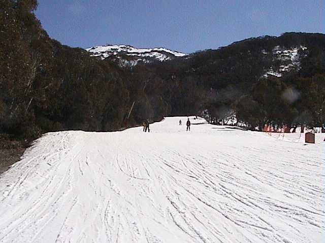 Looking back up lower High Noon from just above Gunbarrel base station