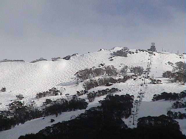 Eagles Nest today - note fresh groomer from top of chair