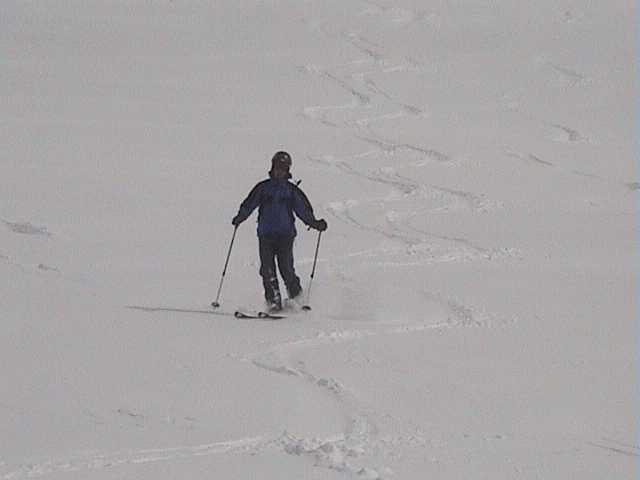 Peter enjoying some lower Signature Hill